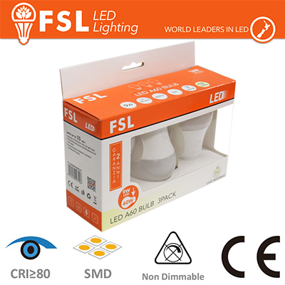 3PACK A60 - FL3A60B9W40K27